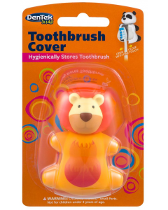 Dentek Toothbrush Protector Kids Lion Penguin Safe storages Against Bacterias