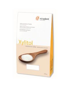 Miradent Xylitol Süßstoff Zuckerersatzstoff Besser für die Zähne Schützt vor Karies 