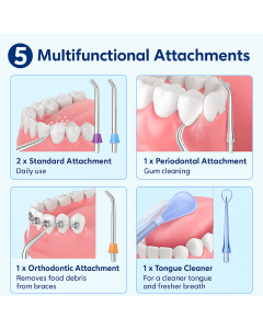 Multifunctional Water Flosser Attachments