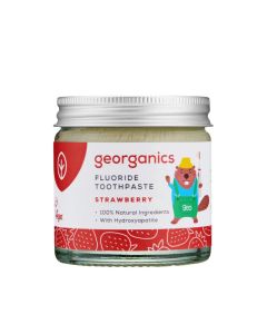 Georganics Kinderzahnpasta mit Fluorid (Glas)