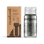 Georganics Natürliche Zahnseide Holzkohle (50 M)